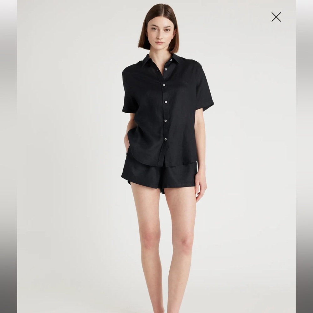Quince European linen set (included shorts and top)